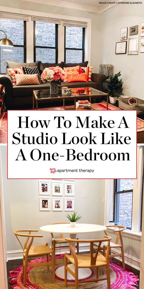 Small Studio Apartment Decorating, Tiny Studio Apartments, One Room Apartment, Studio Layout, Studio Apartment Living, Aesthetic Interior Design, Studio Apartment Design, Apartment Studio, Small Studio Apartment