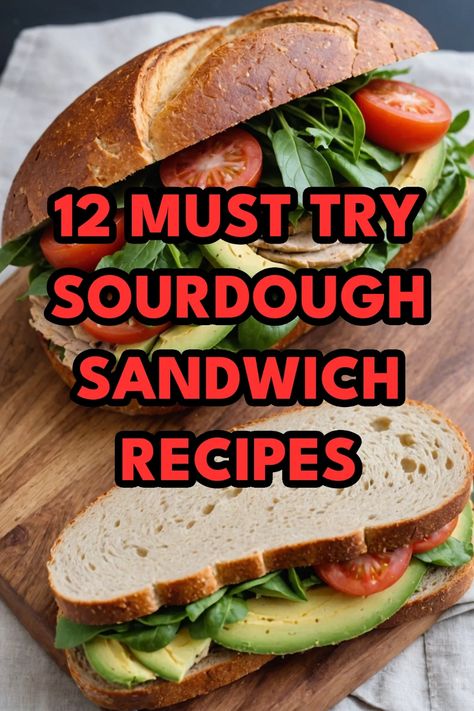 A photo of a sourdough sandwich Sour Dough Bread Sandwich Ideas, Sourdough Sandwiches Recipes, Sour Bread Sandwich, Best Sourdough Sandwich Recipes, Sandwich With Sourdough Bread, Sandwich Recipes With Sourdough Bread, Sandwiches On Sourdough Bread, Sour Dough Sandwiches, Sourdough Bread Sandwich