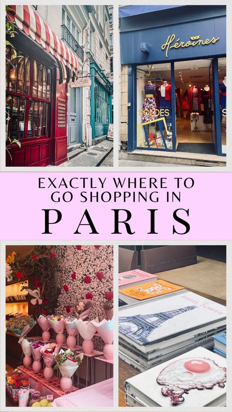 Where To Go Shopping in Paris: 8 Must-Visit Streets & Areas In Paris Aesthetic, Best Cafes In Paris, Streets In Paris, Spots In Paris, Paris Bucket List, Shopping In Paris, Paris Markets, Paris Dream, Paris Travel Tips