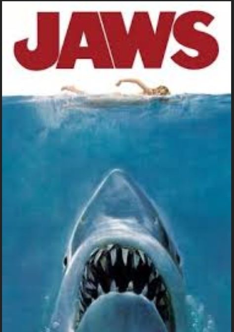 Don't go near the water :) Jaws Movie Poster, Film Cult, Jaws Movie, Filmy Vintage, Film Vintage, Film Horror, Classic Movie Posters, Horror Movie Posters, Poster Minimalist