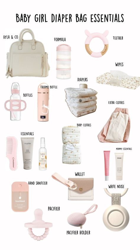 Mom To Be Essentials, Diaper Bag Aesthetic, Baby Bag For Hospital, Diaper Bag Must Haves, Baby Diaper Bag Essentials, Newborn Diaper Bag, Baby Bag Essentials, Mom Must Haves