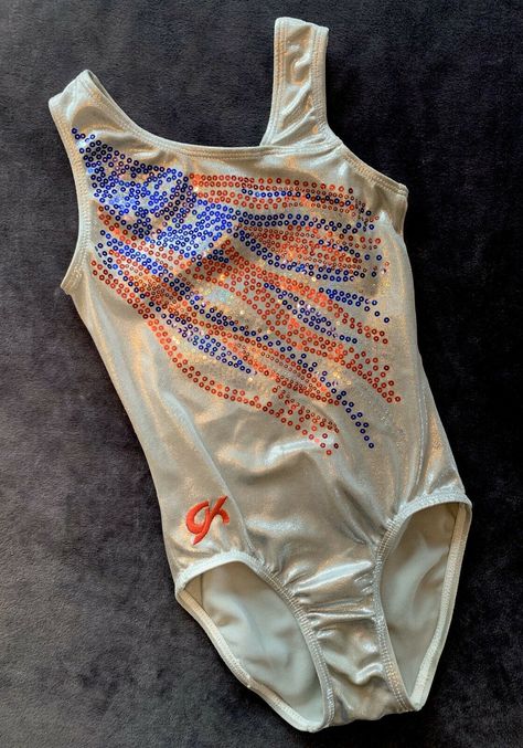 Preppy Gymnastics Leotards, Usa Gymnastics Leotards, Gk Leotards Gymnastics, Competition Leotards Gymnastics, Gymnastics Fits, Olympic Design, Gk Elite Leotards, Gymnastics Leotards Gk, Gk Leotards