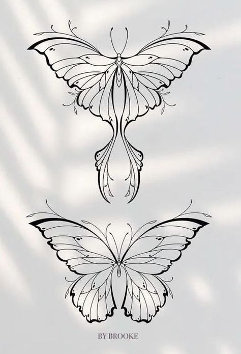 Moth Tattoo, Butterfly Tattoos, Feminine Tattoo, Butterfly Tattoo Designs, Butterfly Drawing, Foot Tattoo, Rib Tattoo, Feminine Tattoos, Simplistic Tattoos