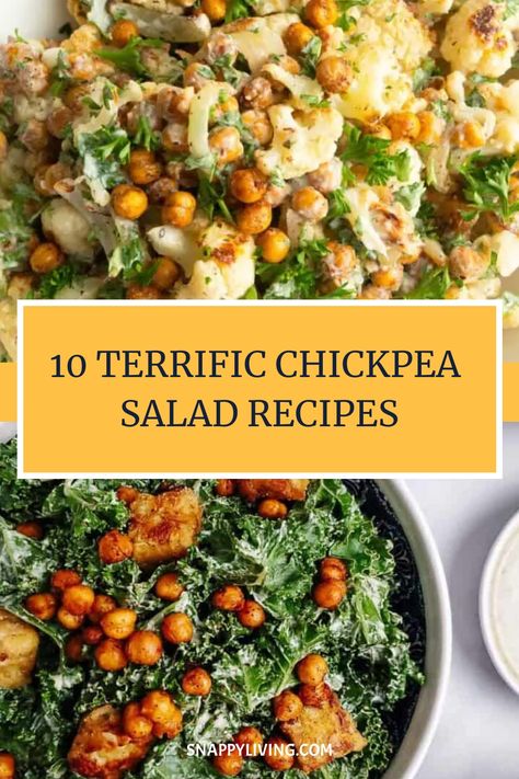 5 Ingredient Salad, Chickpea Lettuce Salad, Chickpea Mediterranean Salad, Chickpea Recipes Salad, Chickpea Salad Recipes Healthy, Salad Fixings, Warm Salads, Chickpea Salad Vegan, Chickpeas Salad