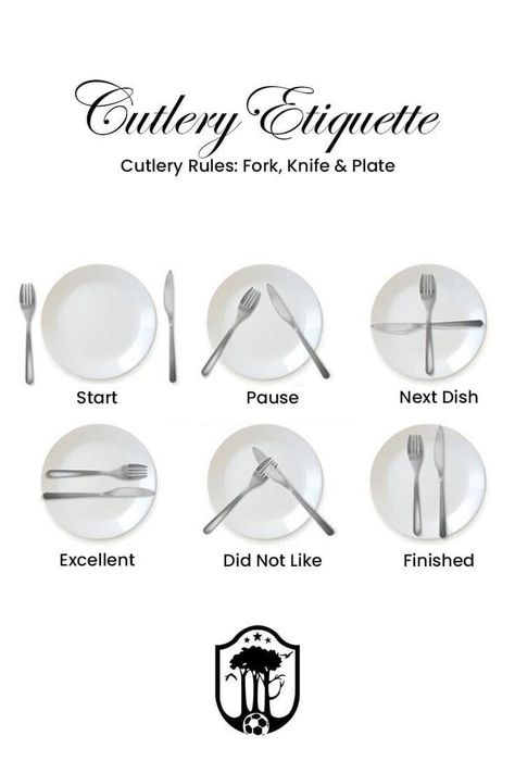 Types Of Forks And Spoons, Spoon And Fork Etiquette, How To Place Fork And Knife After Eating, How To Place Cutlery On Table, Cutlery Ettiquet, Knife And Fork Table Setting, Cutlery Etiquette Table Settings, Cutlery Set Up On Table, Table Cutlery Setting