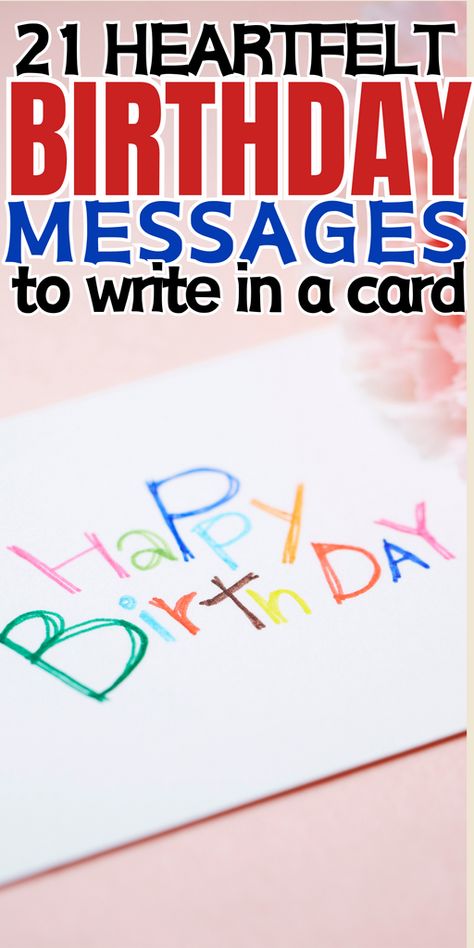 Wondering What To Write On A Birthday Card? Here Are 21 Ideas For You! Stuff To Write On A Birthday Card, Birthday Card Ideas To Write Inside, Sweet Things To Say In A Birthday Card, Things To Write On Birthday Cards, Birthday Card Sentiments Messages, Birthday Card Words What To Write In A, Things To Say In Birthday Cards, What To Write On A Birthday Card Friends, Birthday Wishes To Write In A Card