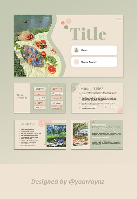 Minimalist Education PowerPoint Template

- Soft green color palette
- Modern and minimal design
- Perfect for presentations, portfolios, and more
- Easily customizable to fit your Aesthetic Power Point Template, Powerpoint Presentation Ideas Aesthetic, Aesthetic Canva Presentation Templates, Aesthetic Power Point Presentation, Self Presentation Powerpoint, Educational Presentation Design, Google Slides Inspo Aesthetic, Power Point Inspo Aesthetic, Aesthetic Slideshow Presentation