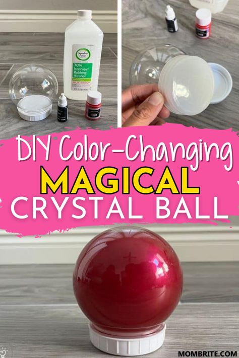 Take a step into the enchanting world of DIY. Learn how to create a 'Magical DIY Color-Changing Crystal Ball', full of shimmering colors that shift with your every glance. Or immerse yourself in the magical world of Hogwarts with engaging 'Harry Potter Activities'. Intensify the magic with another hands-on experience of creating another 'Magical DIY Color-Changing Crystal Ball'. Transform your simple and mundane days into a wonderful world of magic and creativity. Fortune Teller Ball Diy, Crystal Balls Diy, Magic For Kids Activities, Diy Fortune Teller Ball, How To Make A Crystal Ball, Resin Ball Ideas, Diy Magic Tricks, How To Crystalize A Book, Magic Crafts For Kids