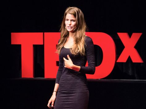 Cameron Russell, Ted Talk, Women Talk, Aesthetic Women, Stylish Jackets, Ted Talks, A Magazine, Business Women, Vision Board