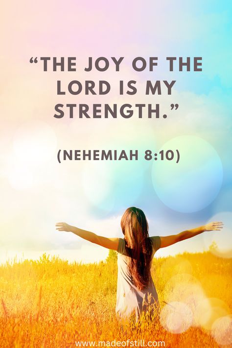 My Joy Comes From The Lord, Bible Verse Quotes Wallpaper, Today's Verse, Bible Text Wallpaper, Bible Strength, Wisdom Verses, The Joy Of The Lord Is My Strength Art, Bible Quotes On Strength, Bible Verse God Is With You