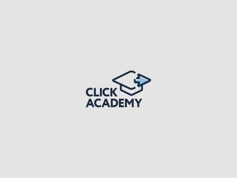 Learning Logo Design, Online Learning Logo, Academy Branding, Education Logos, Study Logo, Online Education Logo, Decelis Academy Logo, Logo Design Academy, Online Academy Logo