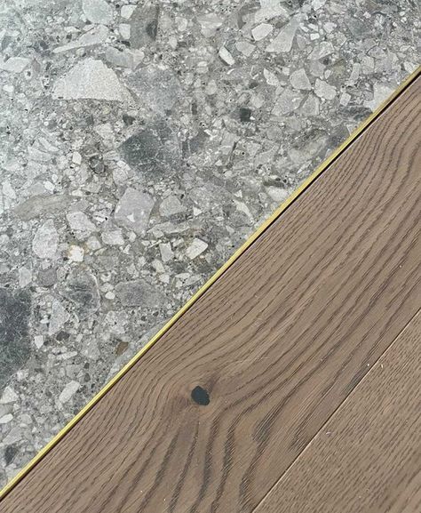 Organic Brass Flat Bar 19mm Flooring Transition | Forté - NZ Floor Transitions, Floor Transition, Transition Flooring, Transition Strips, Engineered Timber Flooring, Wood Floor Design, Tile Carpet, Wood Tiles, Floor Trim