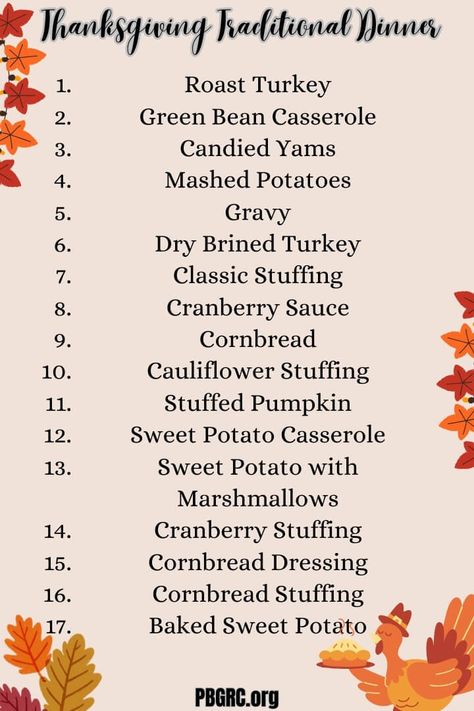 Thanksgiving Traditional Food Checklist Thanksgiving Dinner Food List, Thanksgiving Foods List, Thanksgiving Meal List, Thanksgiving Food Checklist, Thanksgiving List Printable, Thanksgiving Grocery List Printable, Thanksgiving Checklist Free Printable, Thanksgiving Food Prep Timeline, Thanksgiving Dinner Checklist Food