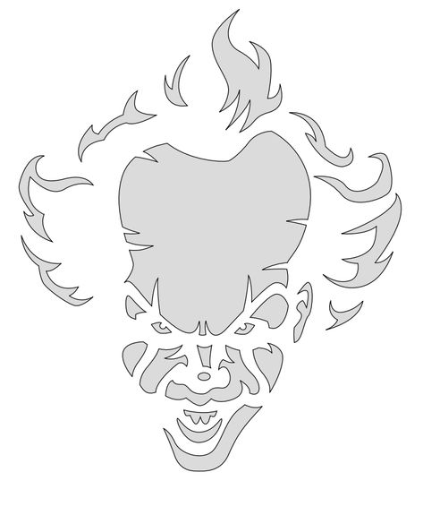 Pumpkin Carving Ideas It Clown, Clown Pumpkin Carving Stencil, Pumpkin Stencil Scary, Pennywise Pumpkin Stencil, Pumpkin Carving Ideas Clown, Pumpkin Stincels, Pennywise Stencil, Scary Pumpkin Carving Ideas Templates, Clown Pumpkin Carving