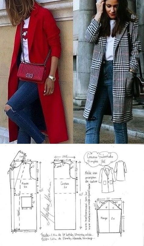 Pola Jaket, Sewing Coat, Blazer Pattern, Coat Pattern Sewing, Sewing Clothes Women, Trendy Sewing, Make Your Own Clothes, Jacket Pattern Sewing, Diy Clothes Life Hacks