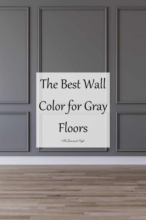 Grey Wood Floors Living Room, Grey Flooring Living Room, Gray Floors, Light Grey Flooring, Best Wall Colors, Best Gray Paint Color, Grey Kitchen Floor, Gray Painted Walls, Living Room Wall Decor Ideas