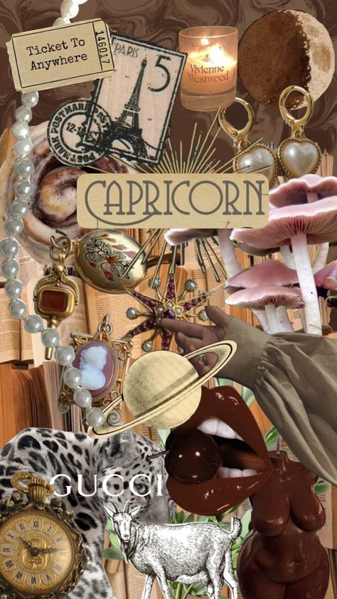 #capricorn Capricorn Iphone Wallpaper, Wallpaper Iphone Capricorn, Capricorn Zodiac Aesthetic, Capricorn Aesthetic Wallpaper Iphone, Capricorn Wallpaper Iphone, Astronomy Aesthetic Outfit, Capricorn Aesthetic Wallpaper, Capricorn Moodboard, Capricorn + Core + Aesthetic