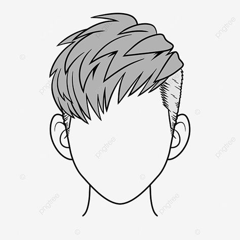 Hair References Drawing, Boy Hair Drawing, Pelo Anime, Naruto Sketch Drawing, Portraits Art, Naruto Sketch, Hair Sketch, Animation Art Character Design, Vector Portrait