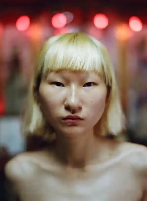 Photographer Luo Yang captures rare glimpse of China’s ‘brave and free’ youth | Photography | The Guardian Women In China, Large Photography, Outdoor Artwork, Neon Hair, Face Drawing Reference, Being Human, Online Marketing Tools, Brave Women, Face Reference