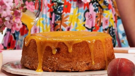 Peach Pound Cake Southern Living, Pound Cake Southern Living, Peach Pound Cake Recipe, Peach Pound Cake, Peach Pound Cakes, Peach Recipes, Pound Cake Recipe, Food Network Magazine, Peach Recipe