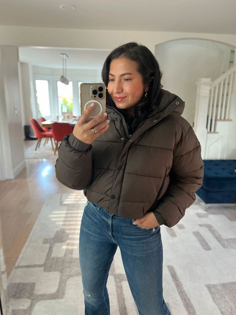 Alo Yoga, Alo try-on, puffer jackets, cropped puffer jackets, try-on sesh, review Alo Puffer Jacket, Cropped Puffer Jacket Outfit, Full Black Outfit, Jackets Cropped, Mom Edit, Puffer Jacket Outfit, Short Puffer Jacket, Pick Outfits, Cropped Puffer Jacket