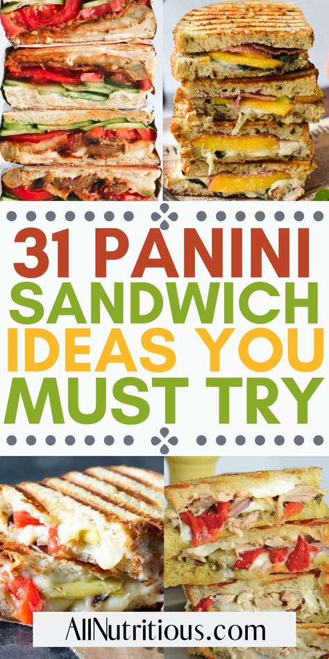 Reinvent your easy lunch recipes and dinners with healthy meal ideas that will take your taste buds on a journey. Get inspired by our best sandwich recipes and say hello to a healthier, tastier lifestyle. Perfect for packed lunch! Easy Dinner Sandwich Ideas, Panini Ideas Sandwiches, Best Grilled Sandwich Recipes, Sourdough Bread Sandwich Ideas, Best Gourmet Sandwich Recipes, Panini Sandwiches Ham, Best Toasted Sandwiches, Winter Panini Recipes, Gourmet Sandwich Ideas