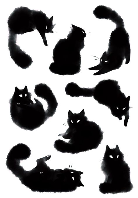 Drawing Tutorial Cat, Cat Eye Drawing, Cat Drawing Sketches, Cat Hand Drawing, Cat Drawings Simple, Drawing Ideas Cute, Cat Manga, Cat Drawing Ideas, Mini Tela