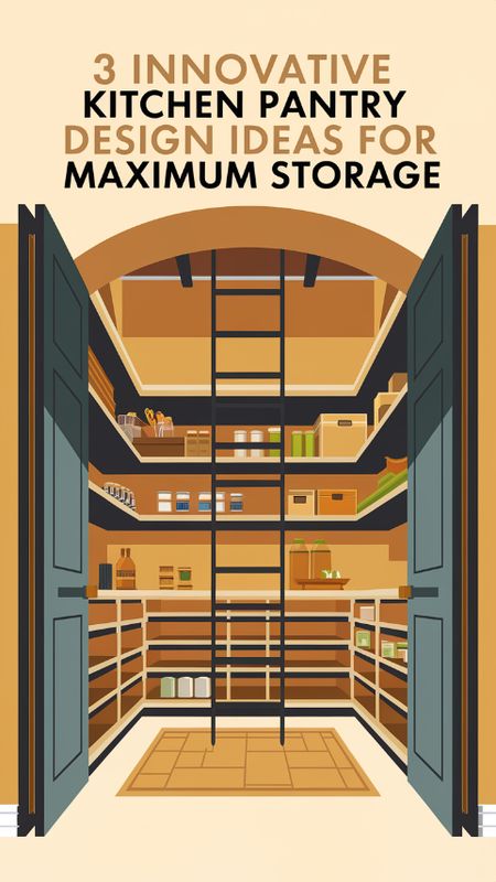 3 Innovative Kitchen Pantry Design Ideas for Maximum Storage Kitchen Pantry Design Ideas, Pantry Design Ideas, Pantry Drawers, Garden Interior, Stackable Bins, Innovative Kitchen, Kitchen Pantry Design, Design Your Kitchen, Clever Storage Solutions