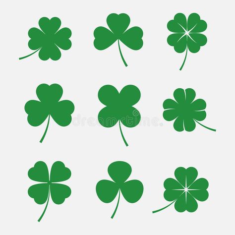 Four Leaf Clover Tattoo, Lucky Tattoo, Shamrock Tattoos, Clover Leaves, Leaf Graphic, Irish Tattoos, Clover Tattoos, Lucky Leaf, Three Leaf Clover