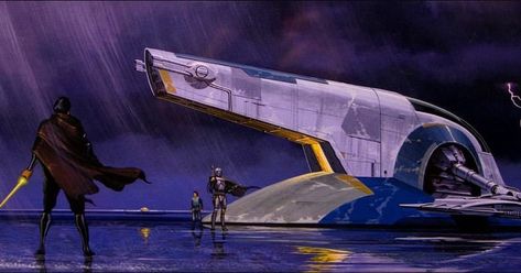 Doug Chiang, Star Wars Concept Art Star Wars Attack Of The Clones, Jango Fett, Star Wars Vehicles, Attack Of The Clones, Star Wars Concept Art, Star Wars Artwork, Star Citizen, Star Wars Episodes, Space Opera