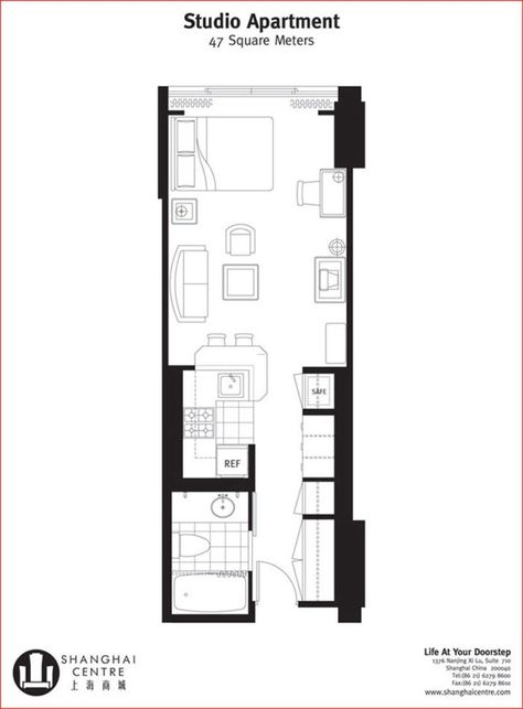 Studio Apartment Plan, Small Apartment Floor Plans, Small Apartment Layout, Plan Studio, Small Apartment Plans, Studio Apartment Floor Plans, Studio Floor Plans, Studio Layout, Small Apartment Bedrooms