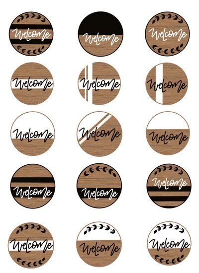 Signs For The Front Door, Cricut Hanging Decor, Christmas Wood Signs Cricut, How To Decorate With Tabasco Baskets, Last Name Door Signs Wooden, Funny Circle Signs, Round Porch Signs Diy, Wooden Circle Signs Diy Front Porch, Porch Decor Signs