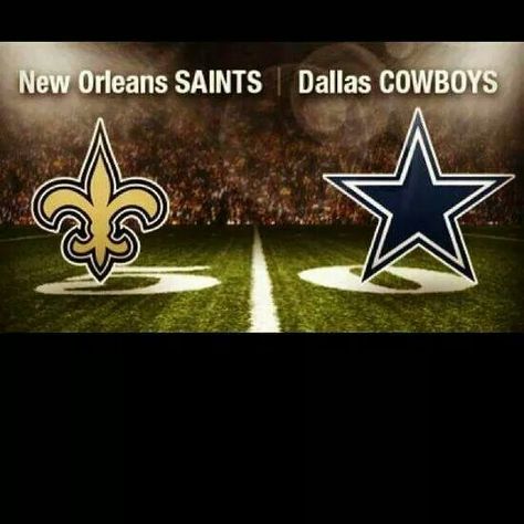 New Orleans SAINTS Vs Dallas COWBOYS Diva Den, Saints Football, New Orleans Saints, Cleveland Cavaliers Logo, Dallas Cowboys, Cricut Projects, Sport Team Logos, New Orleans, Dallas