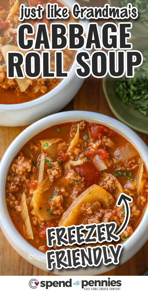 Spend With Pennies Recipes, Cabbage Roll Soup Recipe, 7 Day Cabbage Soup Diet, Unstuffed Cabbage Soup, Unstuffed Cabbage Roll Soup, Cabbage Soup Diet Recipe, Unstuffed Cabbage, Cabbage Roll Soup, Cabbage Roll