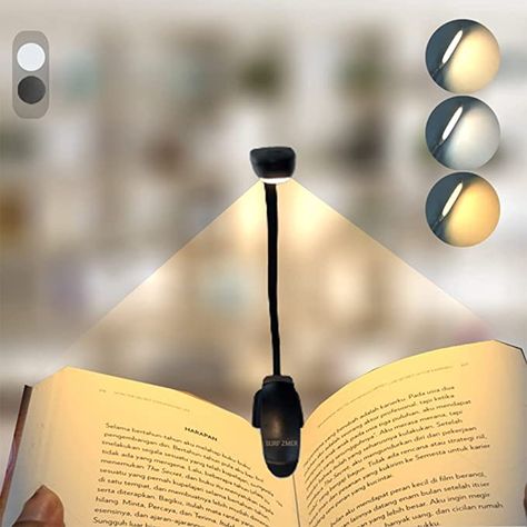 Light Reading Books, Book Lights Clip Reading, Clip On Reading Lights, Clip On Reading Lamp, Clip Reading Lamp, Book Light Clip, Record Shelf, Led Reading Light, Light Clips