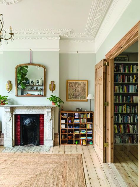 Victorian Skirting Board, Victorian Terrace Renovation, The Grit And Polish, Grit And Polish, Victorian Terraced House, Townhouse Interior, Victorian Terrace House, Victorian Living Room, Victorian Home Interior