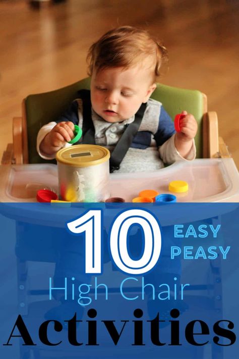 High Chair Activities, Highchair Activities, 11 Month Old Baby, Toddlers Activities, Baby Development Activities, 9 Month Old Baby, Busy Activities, Baby Play Activities, Baby Learning Activities