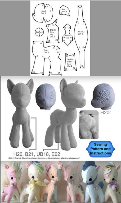 Free Stuffed Dog Sewing Patterns, Plush Doll Template, Free Plush Sewing Patterns Easy, Stuffy Patterns Free Sewing, Sewing Patterns Stuffies, Deer Plush Pattern, Sewing Plush Patterns, Cute Free Sewing Patterns, Sewing Patterns Animals