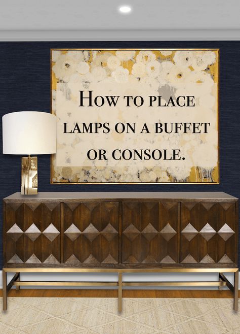 Lamps Buffet Dining Room, Dining Room Lamps Buffet, Large Lamp On Buffet, Styling A Buffet In Dining Room With Two Lamps, Buffet Lighting Ideas, Buffet Table Ideas Decor With Two Lamps, Lamps For Buffet Dining Rooms, Sideboard With Lamps Living Rooms, Sideboard With Two Lamps