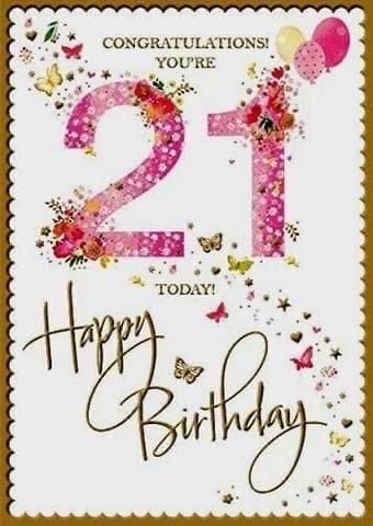 21st Birthday Cards Female, Birthday Card Woman, Birthday Cards Female, Happy 21st Birthday Quotes, Happy 21st Birthday Wishes, Happy 21st Birthday Cards, 21st Birthday Wishes, Birthday Wishes Girl, 21st Birthday Quotes