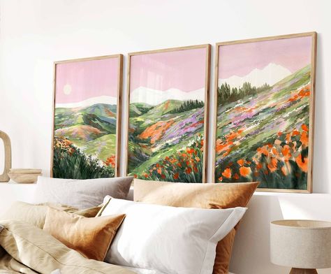 This Wall Decor item by SeenAndFeltbyAdelya has 442 favorites from Etsy shoppers. Ships from United States. Listed on 22 May, 2024 Above Bed Decor Modern, Over The Bed Art, California Poppy Art, Above Couch Decor, Pink Bedroom Walls, Above Bed Wall Art, Above Bed Art, Bed Art, Art Above Bed