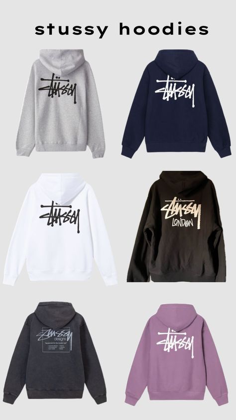 #stussy #stussyhoodies #stussyoutfit #y2khoodie Stussy Clothing, Stussy Hoodie, Stylish Hoodies, Y2k Hoodie, Fits Clothes, Outfits Otoño, Stockholm Fashion, Fashion Wishlist, Cute Comfy Outfits