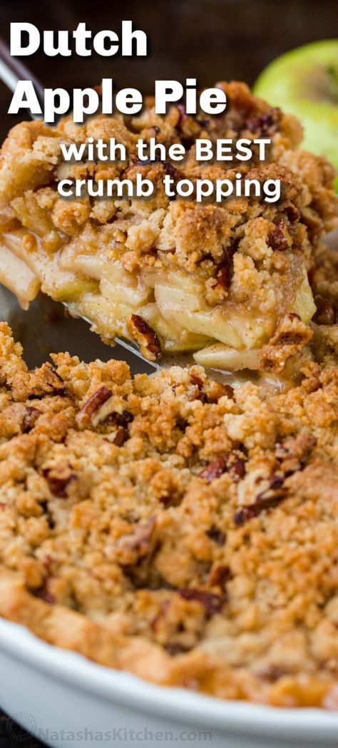 Best Apple Crumble Pie Recipe, Apple Pie Crumb Topping, Apple Pie Crumble Topping, Apple Pie With Crumb Topping, Homemade Crumble, Pie With Crumble Topping, Crumb Topping Recipe, Dutch Apple Pie Recipe, Apple Pie Recipe Homemade