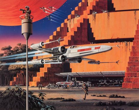 Humanoid History on Twitter: "Illustrations by Ralph McQuarrie.… " Ralph Mcquarrie Star Wars Concept Art, Star Wars Ralph Mcquarrie Concept Art, Star Wars Ralph Mcquarrie, Ralph Mcquarrie Star Wars, Ralph Mcquarrie Concept Art, Elite Force, 70s Sci Fi Art, Classic Star Wars, Ralph Mcquarrie