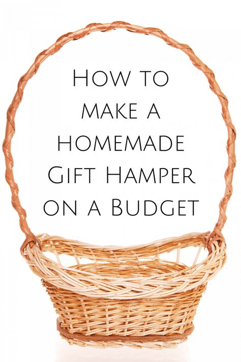 How to make a homemade Gift Hamper on a Budget. Homemade gift hampers are a perfect homemade Christmas present as you can personalise it to the person it's for and to your budget. #homemadechristmas…  More Cheap Hamper Ideas, Homemade Food Hamper Ideas, Family Hamper Ideas, Homemade Christmas Hampers, Homemade Christmas Hamper Ideas, Easy Hamper Ideas, Diy Christmas Hamper Ideas, Homemade Hamper Ideas, Christmas Hamper Ideas Homemade