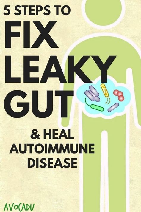 5 Steps to Fix Leaky Gut and Heal Autoimmune Disease | Avocadu.com How To Heal Your Gut Diet, Repair Gut Health, What Is A Leaky Gut, Fixing Leaky Gut, Fixing Gut Health, Heal The Gut Naturally, Leaky Gut Dessert Recipes, Fix Leaky Gut, How To Fix Leaky Gut