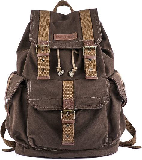 Men's Backpacks, Canvas Backpack Women, Vintage Backpacks, Cute Backpacks, Canvas Backpack, Men's Backpack, Cute Bags, Dream Clothes, Look Cool