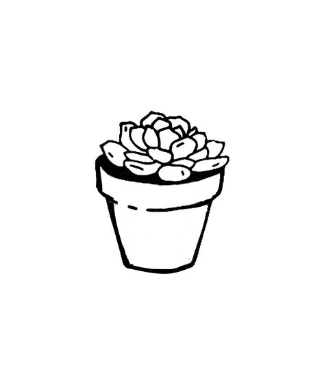 Succulents tattoo ideas aesthetic Small Potted Plant Tattoo, Pot Plant Tattoo, Plants Tattoo Design, Plant Tattoos For Women, Succulent Sketch, Succulents Tattoo, Succulent Drawings, Succulent Tattoos, Flashes Tattoo