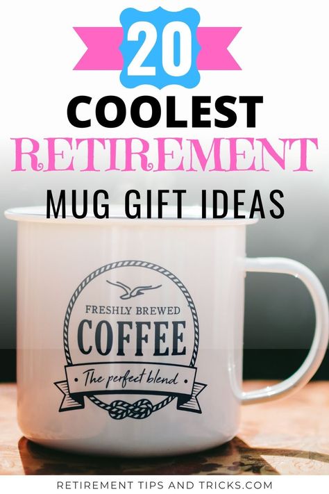 I’ve listed 20 of the coolest retirement mug ideas in this article to help you out finding the perfect mug for the retiree.  #funnyretirementmug #funnyretirementmugs #retirementmugideas #retirementgift #retirementgifts #retirementcoffeemug #coffeemuggifts #coffeemug #travelmug #retirementgiftideas #funnyretirementgiftideas #retirementmugs #retirementmug #bestretirementgiftforboss #retirementgiftforcoworker #retirementgiftfordad #retirementgiftformom #retirementgiftforteacher Retirement Mug Ideas, Funny Beer Glass, Retirement Gift Basket, Retirement Gifts For Mom, Unique Retirement Gifts, Retirement Gifts For Dad, Mug Ideas, Best Retirement Gifts, Mug Gift Ideas