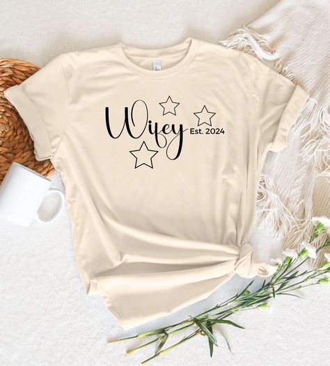 Custom Wifey Est Shirt, Personalized Wife Shirt, Custom Mrs Shirt, Best Gifts For Women, Future Mrs. Shirt, Custom Bride Shirt, Wedding Gift Future Mrs Shirt, Wifey Shirt, Best Gifts For Women, Mrs Shirt, Bride Shirt, Future Mrs, Bride Shirts, Cool Gifts For Women, Bridal Gift